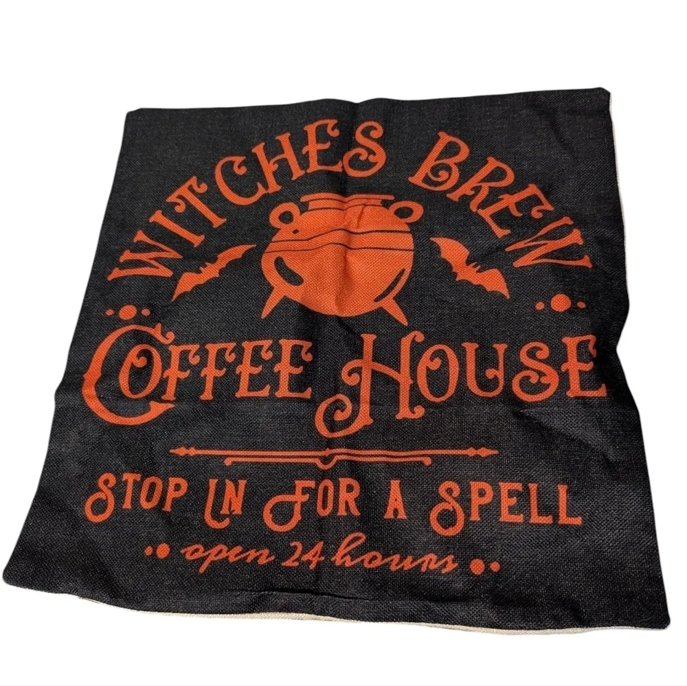 Halloween,Black and Orange, Decorative Throw Pillow cases
